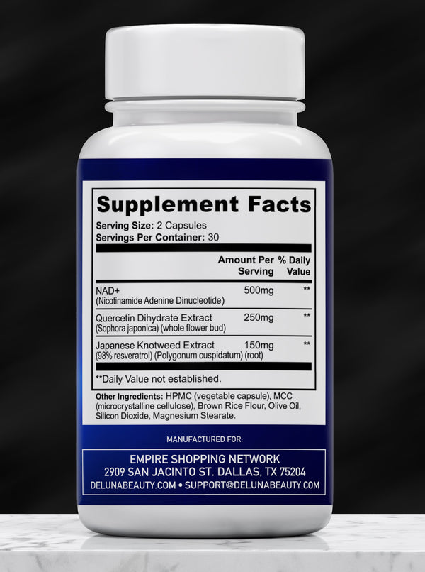 NAD+ 500mg - 60 Capsules